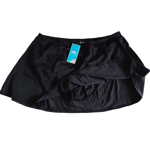 NWT Aquabelle Swimsuits For All Size 26 Black Swim Skirt Bottom - Picture 2 of 14